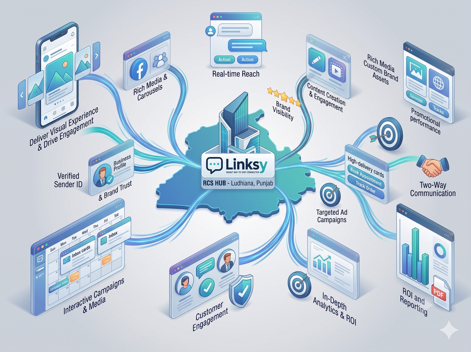 Linksy Digital RCS Business Messaging Ludhiana