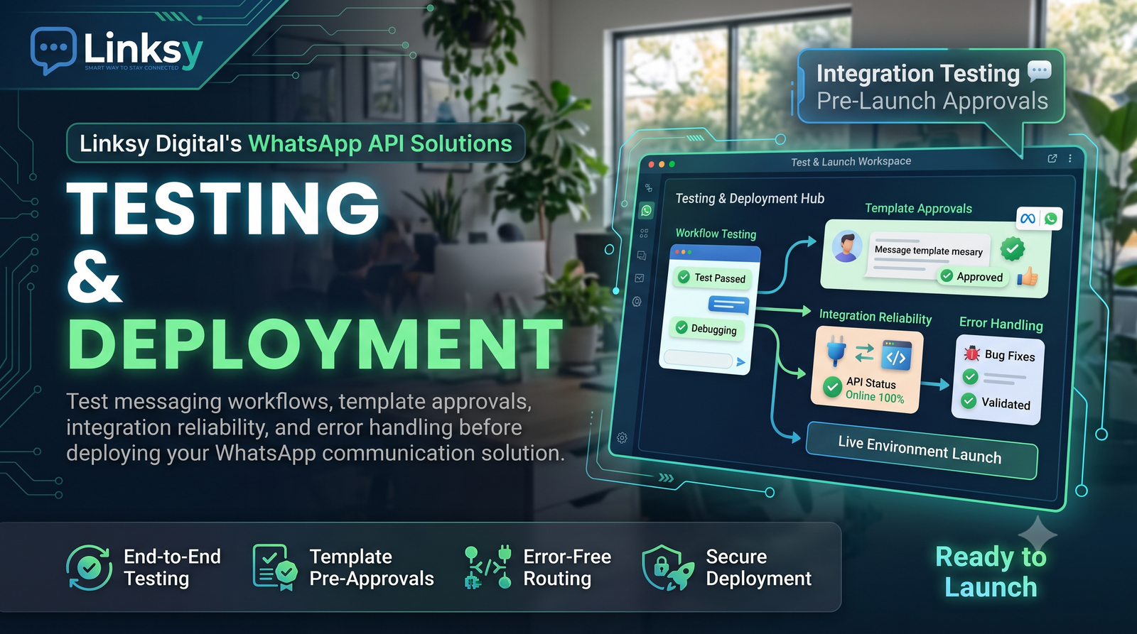WhatsApp Messaging Testing and Deployment